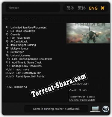 Hawken: Трейнер +15 [v1.5]