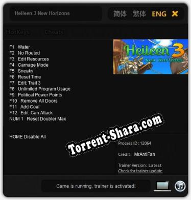 Heileen 3 New Horizons: Читы, Трейнер +13 [MrAntiFan]