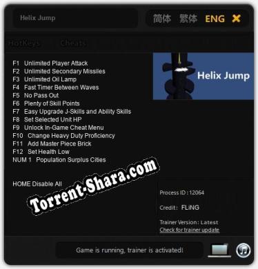 Helix Jump: Трейнер +13 [v1.3]