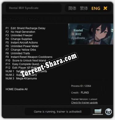 Hentai Milf Syndicate: ТРЕЙНЕР И ЧИТЫ (V1.0.3)