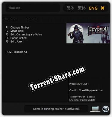 Hexborn: ТРЕЙНЕР И ЧИТЫ (V1.0.51)