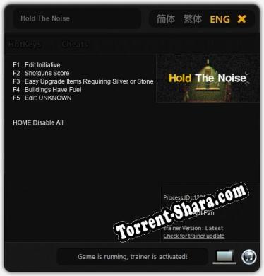Hold The Noise: Читы, Трейнер +5 [MrAntiFan]