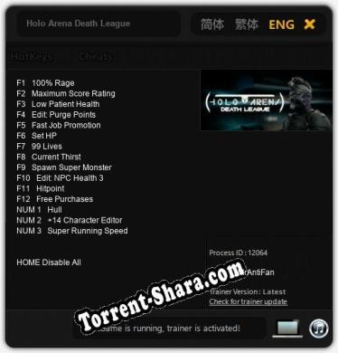 Holo Arena Death League: ТРЕЙНЕР И ЧИТЫ (V1.0.72)