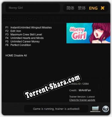 Horny Girl: Читы, Трейнер +6 [MrAntiFan]