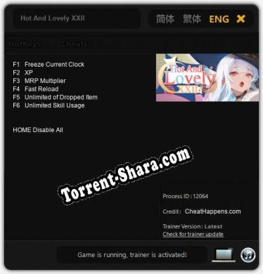 Hot And Lovely XXII: ТРЕЙНЕР И ЧИТЫ (V1.0.41)