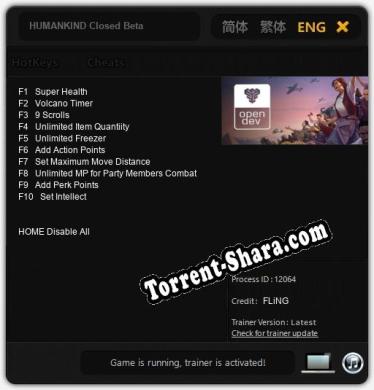 HUMANKIND Closed Beta: Трейнер +10 [v1.2]