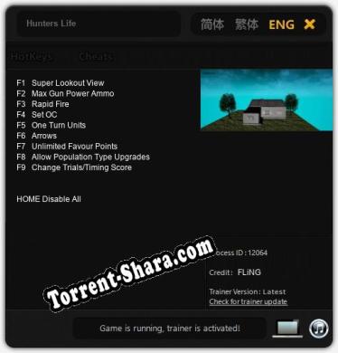 Hunters Life: Трейнер +9 [v1.6]