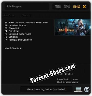 Idle Dangers: ТРЕЙНЕР И ЧИТЫ (V1.0.17)