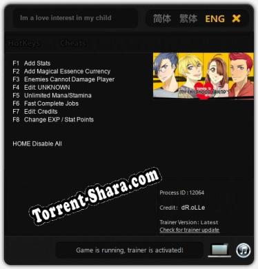 Im a love interest in my childhood friends reverse harem: Трейнер +8 [v1.7]