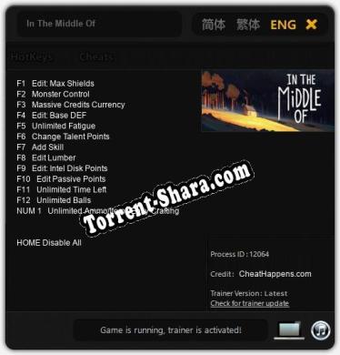 In The Middle Of: Читы, Трейнер +13 [CheatHappens.com]