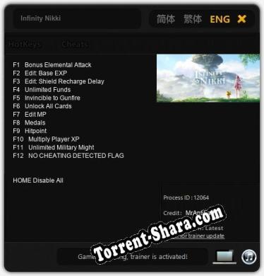 Infinity Nikki: ТРЕЙНЕР И ЧИТЫ (V1.0.58)