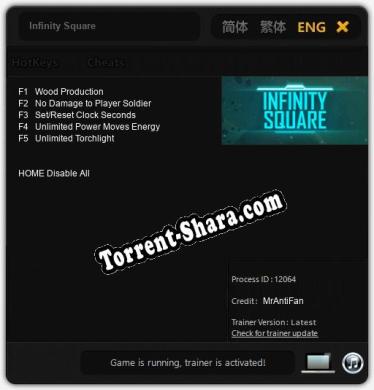 Infinity Square: Читы, Трейнер +5 [MrAntiFan]