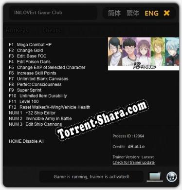 INtLOVErt Game Club: Читы, Трейнер +15 [dR.oLLe]