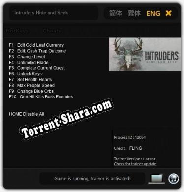 Intruders Hide and Seek: ТРЕЙНЕР И ЧИТЫ (V1.0.59)