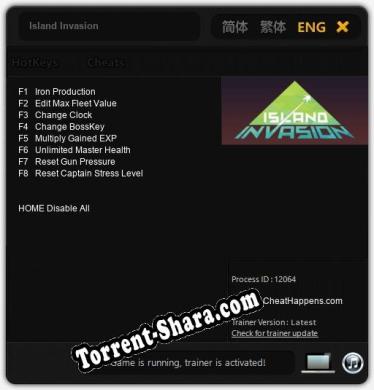 Island Invasion: Читы, Трейнер +8 [CheatHappens.com]