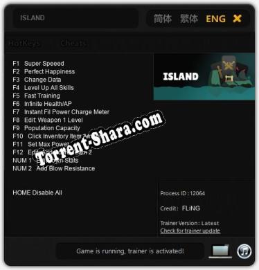 ISLAND: Трейнер +14 [v1.2]