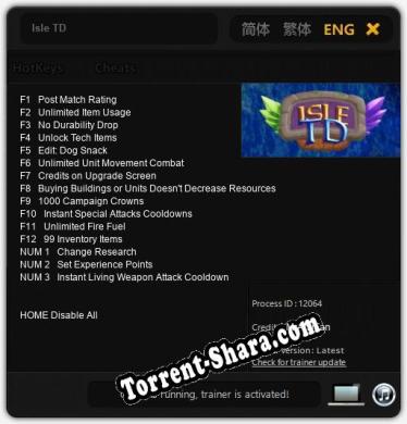 Isle TD: ТРЕЙНЕР И ЧИТЫ (V1.0.27)