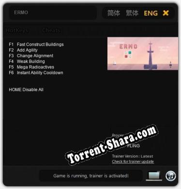 ERMO: Трейнер +6 [v1.7]