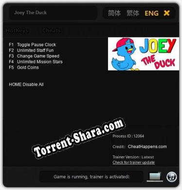 Joey The Duck: ТРЕЙНЕР И ЧИТЫ (V1.0.80)