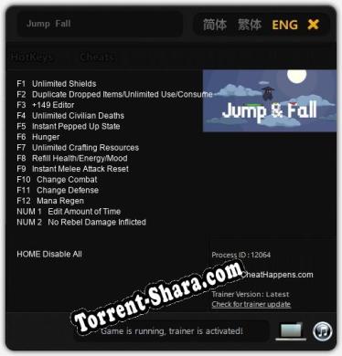 Jump  Fall: Читы, Трейнер +14 [CheatHappens.com]