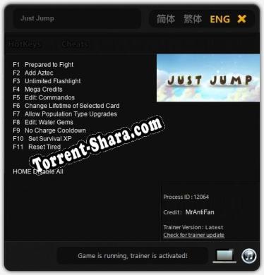 Just Jump: Трейнер +11 [v1.2]