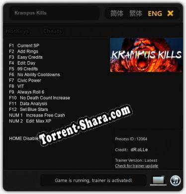 Krampus Kills: ТРЕЙНЕР И ЧИТЫ (V1.0.58)