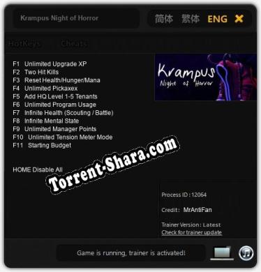 Krampus Night of Horror: Трейнер +11 [v1.6]