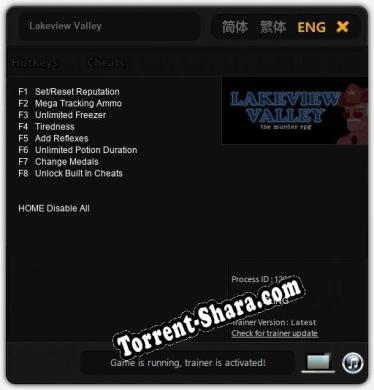 Lakeview Valley: Читы, Трейнер +8 [FLiNG]
