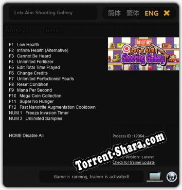 Lets Aim Shooting Gallery: Читы, Трейнер +14 [MrAntiFan]