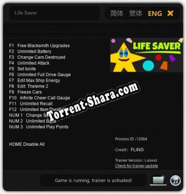 Life Saver: Трейнер +15 [v1.4]