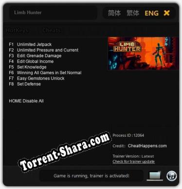 Limb Hunter: ТРЕЙНЕР И ЧИТЫ (V1.0.45)