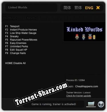 Linked Worlds: Читы, Трейнер +9 [CheatHappens.com]