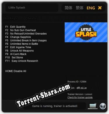 Little Splash: Трейнер +11 [v1.4]