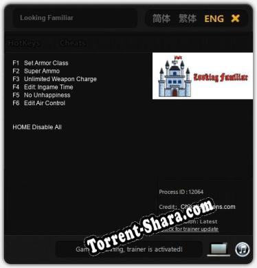 Трейнер для Looking Familiar [v1.0.9]