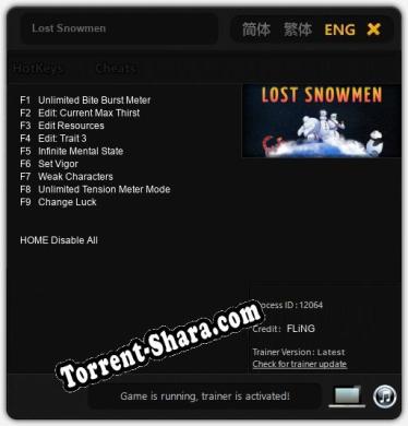 Lost Snowmen: Читы, Трейнер +9 [FLiNG]