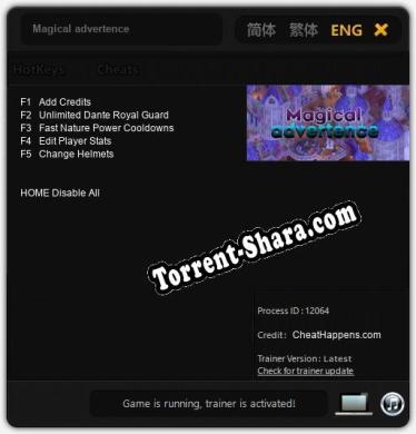 Трейнер для Magical advertence [v1.0.6]