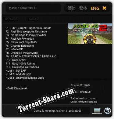 Masked Shooters 2: Трейнер +15 [v1.6]
