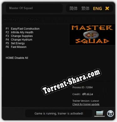Master Of Squad: Читы, Трейнер +6 [dR.oLLe]
