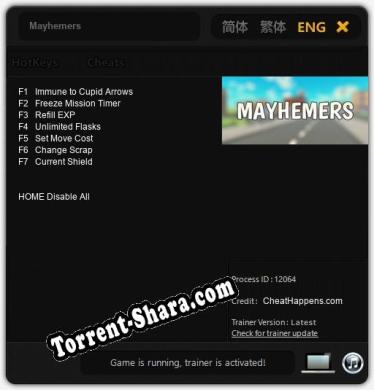 Mayhemers: ТРЕЙНЕР И ЧИТЫ (V1.0.16)