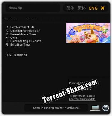 Messy Up: Читы, Трейнер +6 [MrAntiFan]