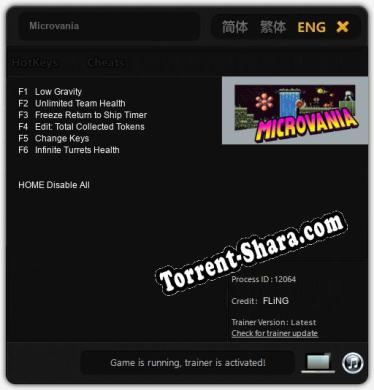 Microvania: Трейнер +6 [v1.8]