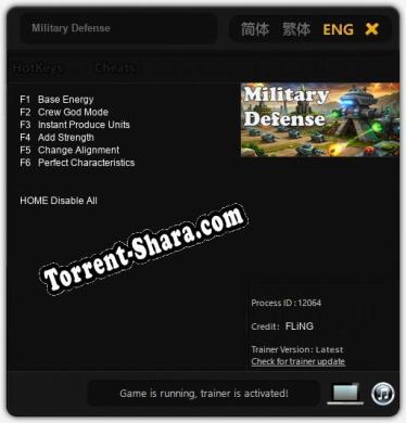 Military Defense: ТРЕЙНЕР И ЧИТЫ (V1.0.35)