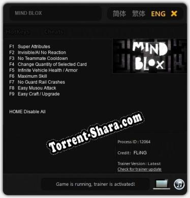 MIND BLOX: Читы, Трейнер +9 [FLiNG]