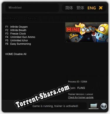 Mineblast: ТРЕЙНЕР И ЧИТЫ (V1.0.38)