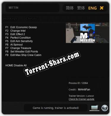 MITTIN: Трейнер +9 [v1.7]