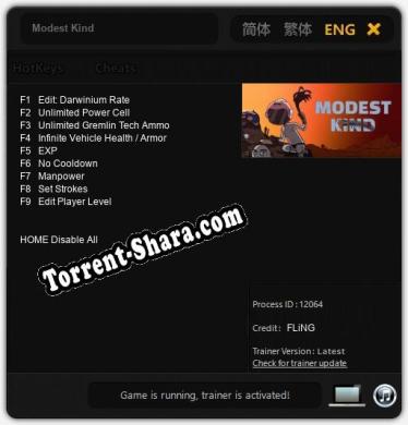 Modest Kind: Трейнер +9 [v1.6]
