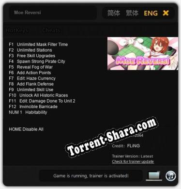 Moe Reversi: Читы, Трейнер +13 [FLiNG]
