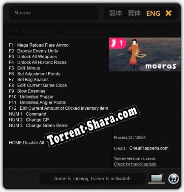 Moeras: Трейнер +15 [v1.4]