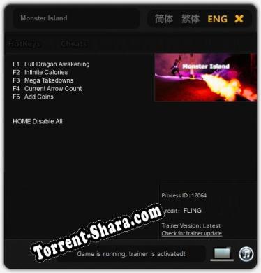 Трейнер для Monster Island [v1.0.4]