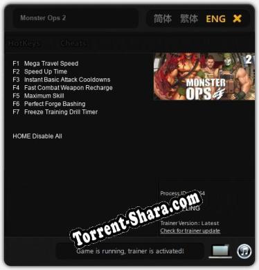 Трейнер для Monster Ops 2 [v1.0.2]